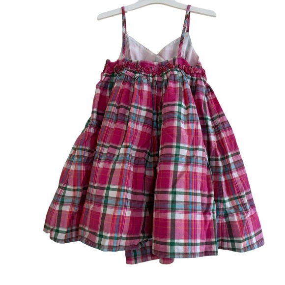 Y2K Ralph Lauren Plaid Pink Dress Sleeveless Sundress Toddler Girl 2T - Picture 3 of 7